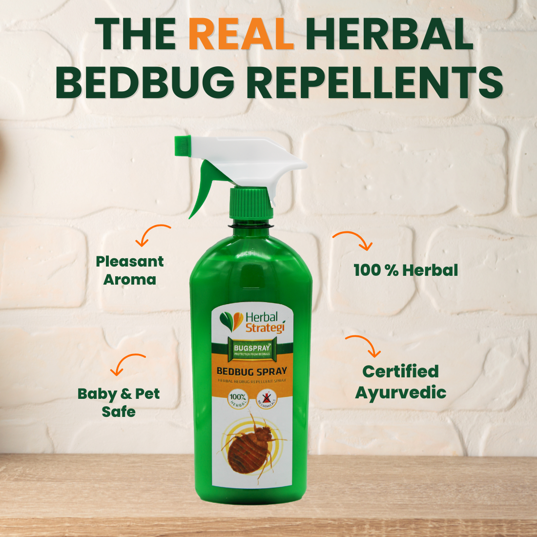 Herbal bed bugs spray | Non - toxic | plant-based | 100% Herbal