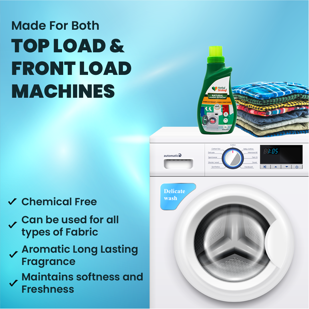 Natural Liquid Detergent | Intense Clean Fabric Liquid Detergent
