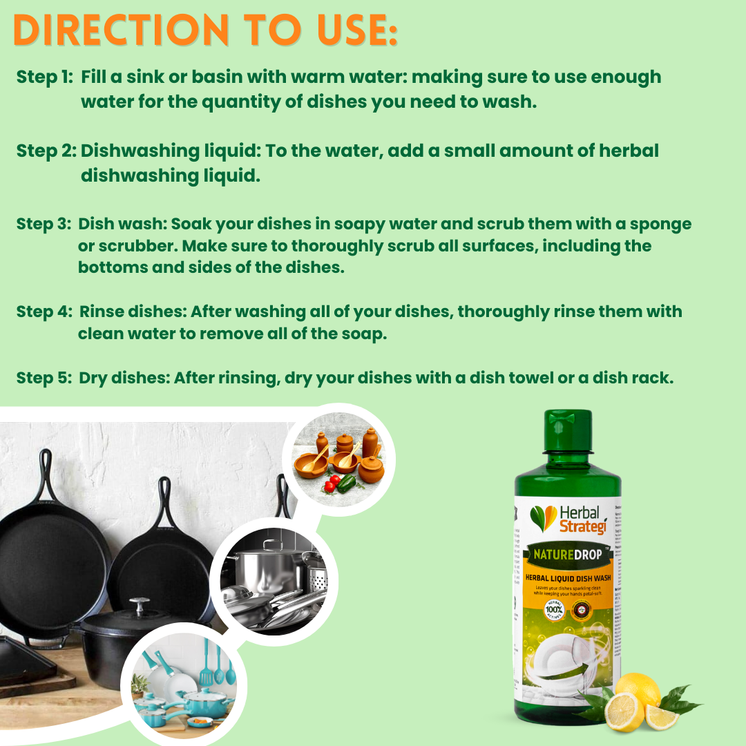 Natural Dishwashing Liquid | Non-toxic & Chemical Free Dishwash liquid