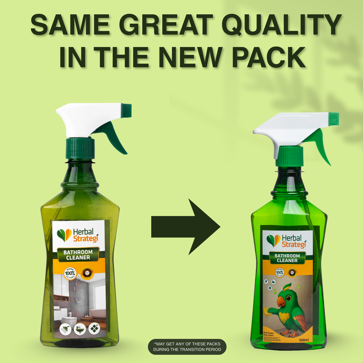 Herbal Bathroom Cleaner | Product Size: 500 ml, 2 ltrs, 5 ltrs