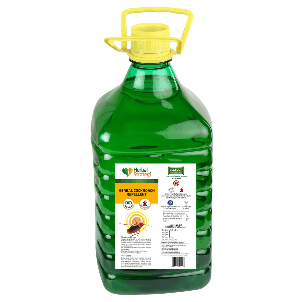 Herbal Cockroach Repellent Spray | Non - toxic | plant-based | 100% Herbal