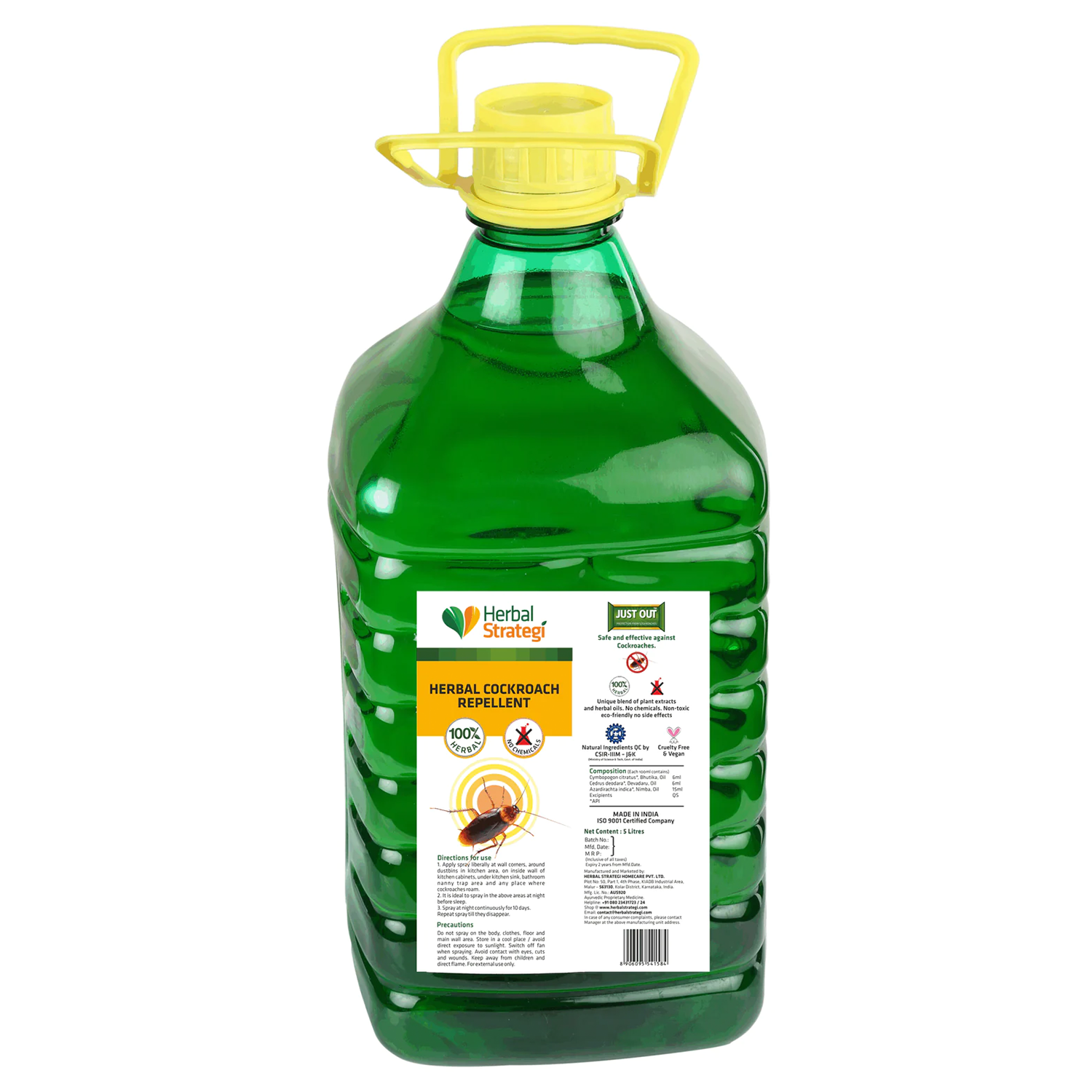 Herbal Cockroach Repellent Spray | Non - toxic | plant-based | 100% Herbal