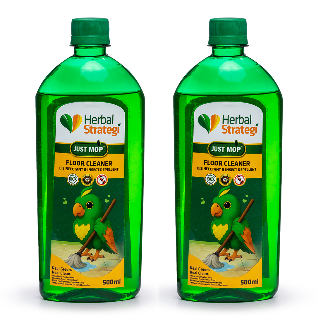 Herbal Disinfectant, Floor cleaner & Insect Repellent (Pack of 2 x 500 ml )