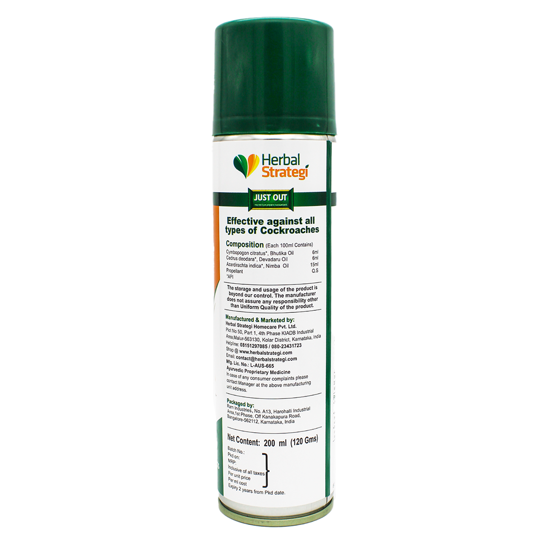 Ayurvedic Cockroach Repellent – 2X Power Spray