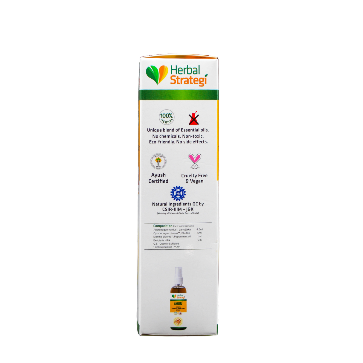 Herbal Termite Repellent Spray | Non - toxic | plant-based | 100% Herbal