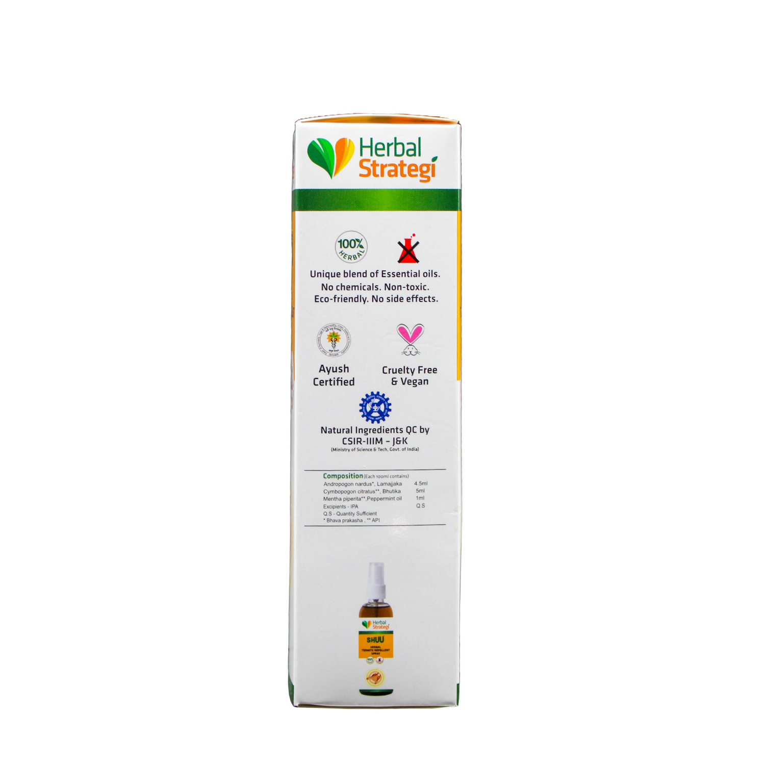 Herbal Termite Repellent Spray | Non - toxic | plant-based | 100% Herbal