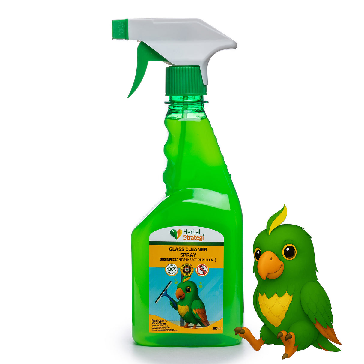 Herbal Glass Cleaner, Disinfectant & Insect Repellent | Product Size: 500 ml, 2 ltrs, 5 ltrs