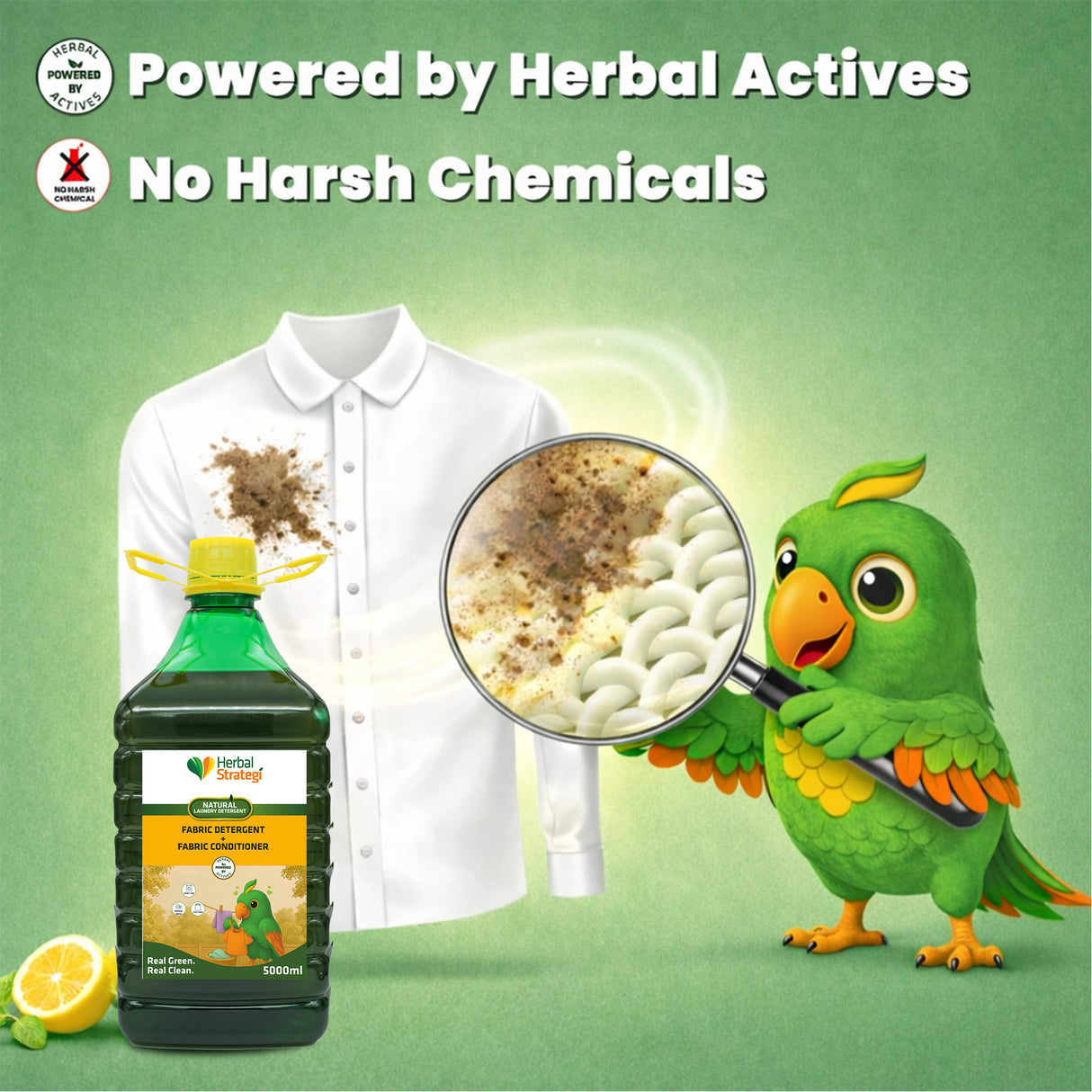 Natural Liquid Detergent | Plant-based Fabric Liquid Detergent