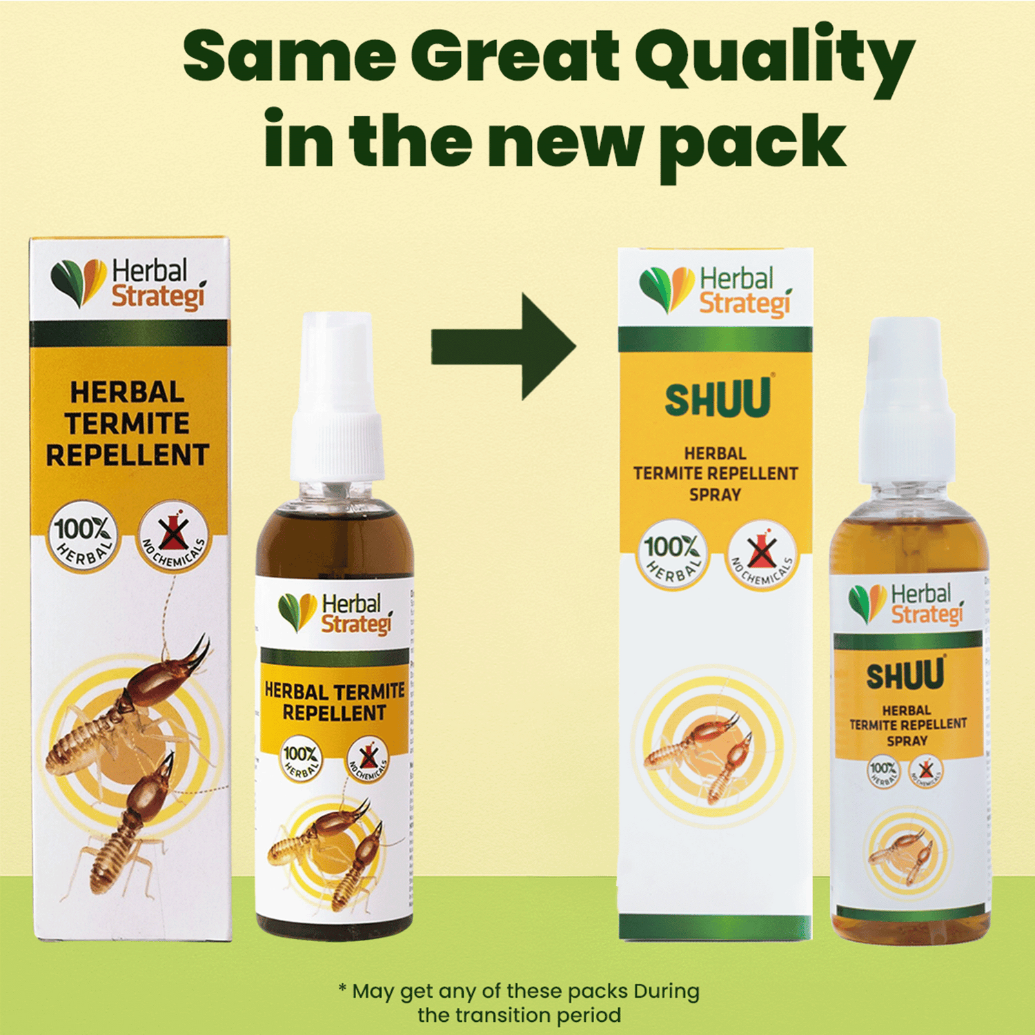 Herbal Termite Repellent Spray | Non - toxic | plant-based | 100% Herbal