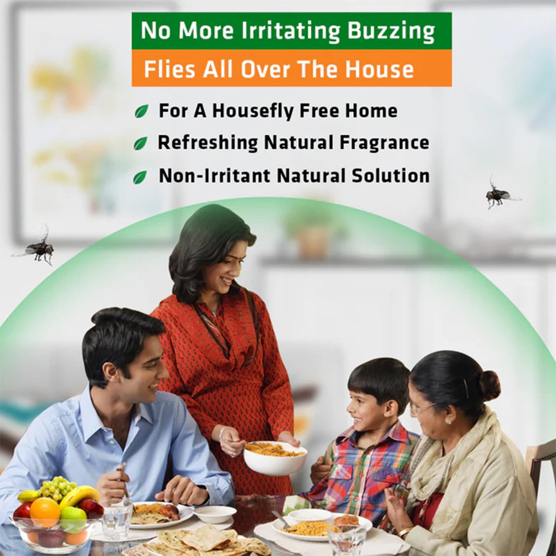 Herbal Housefly Repellent Spray | Non - toxic | plant-based | 100% Herbal