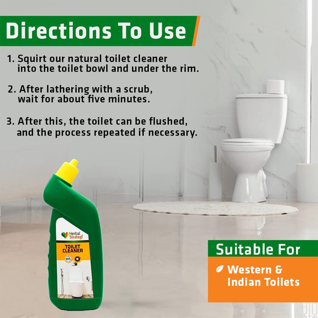 Toilet Cleaner Liquid | Eco-Friendly Toilet Cleaner
