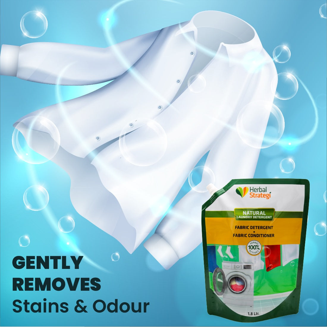 Natural Liquid Detergent | Intense Clean Fabric Liquid Detergent