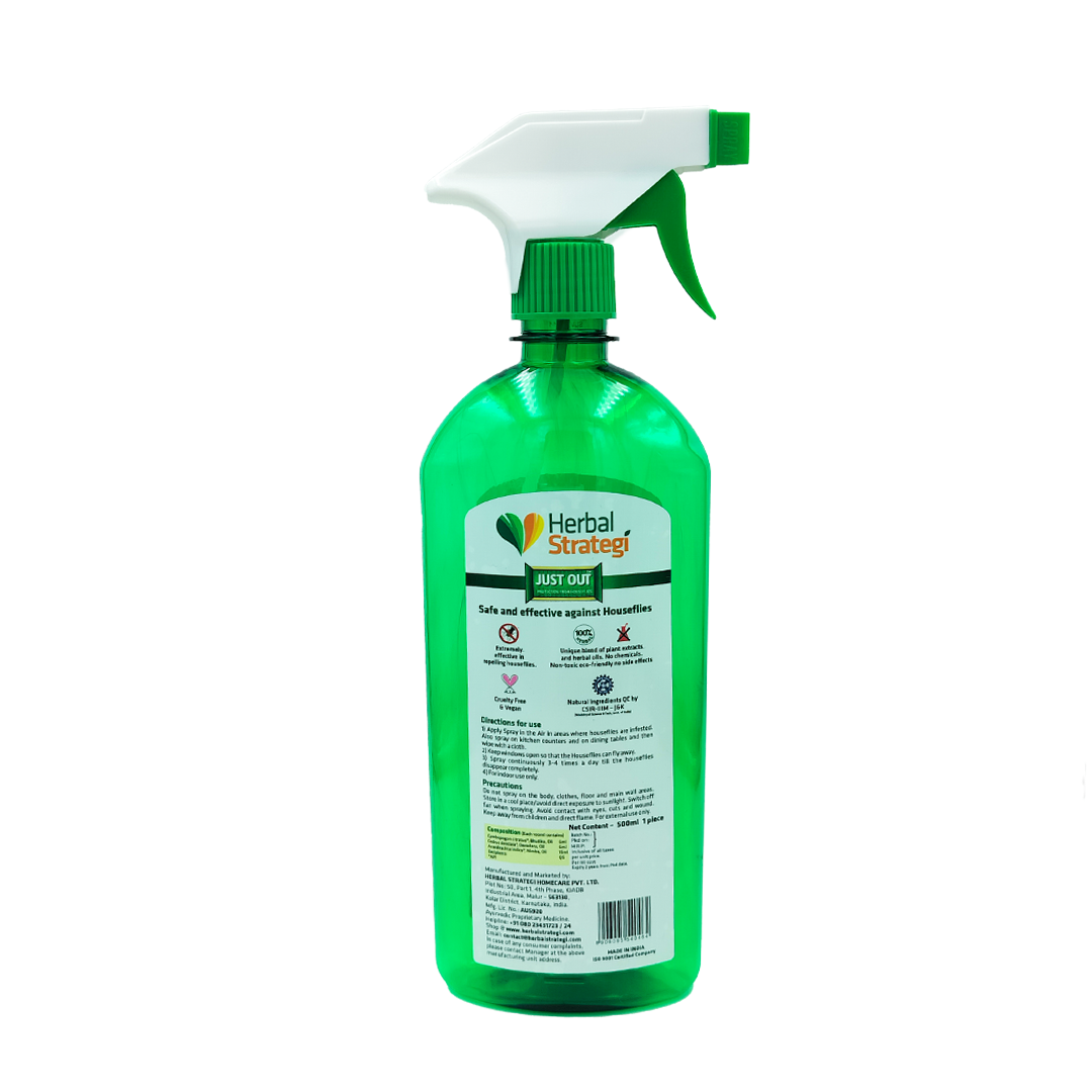 Herbal Housefly Repellent Spray | Non - toxic | plant-based | 100% Herbal