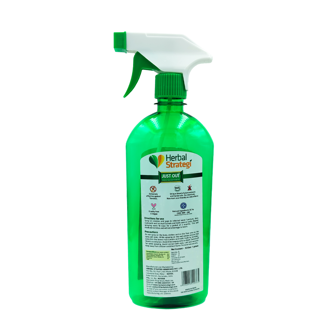 Herbal Termite Repellent Spray | Non - toxic | plant-based | 100% Herbal
