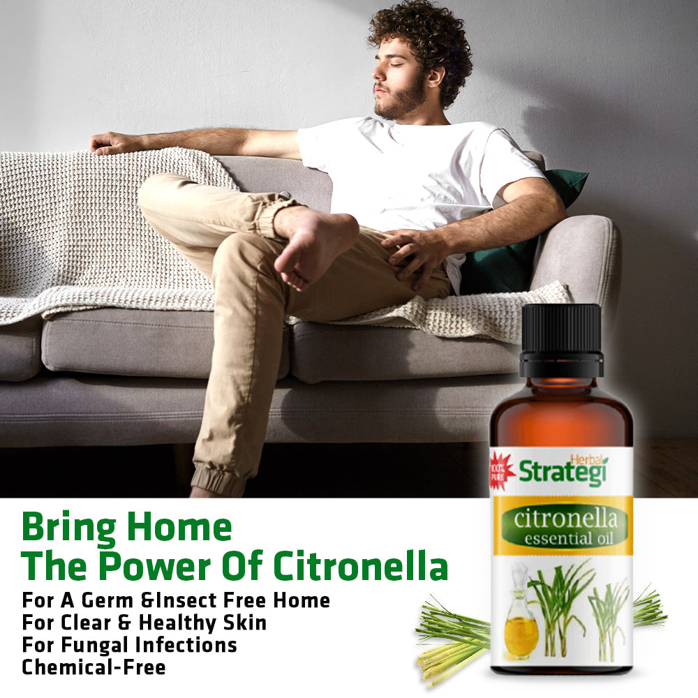 Herbal Citronella Essential Oil | Product Size: 15ml