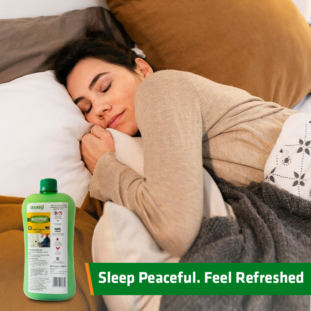 Herbal Indoor Cold Fogging Solution For Mosquito | Product Size: 1 ltrs, 5 ltrs, 1 ltr+machine