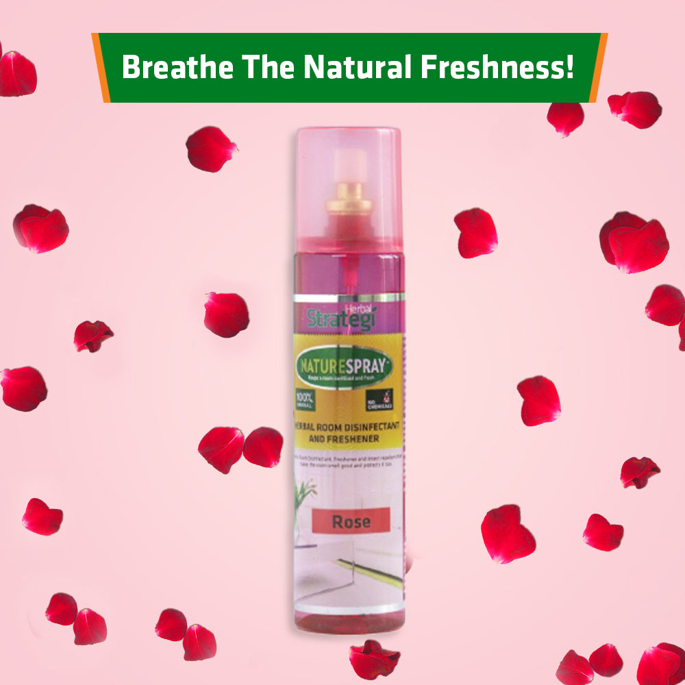 Rose Herbal Room Freshener & Disinfectant | Product Size: 250 ml,500 ml, 5 ltrs