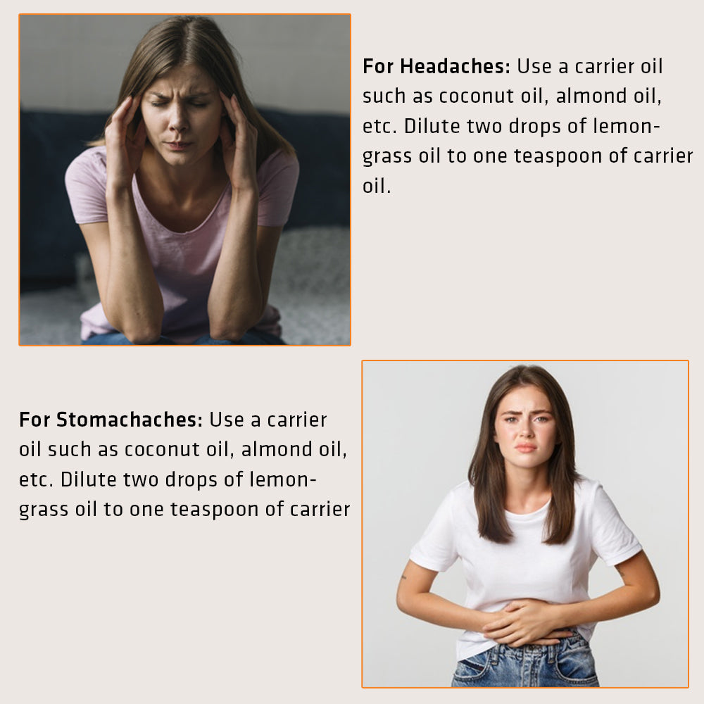 Herbal Lemongrass Essential Oil | Product Size: 15ml