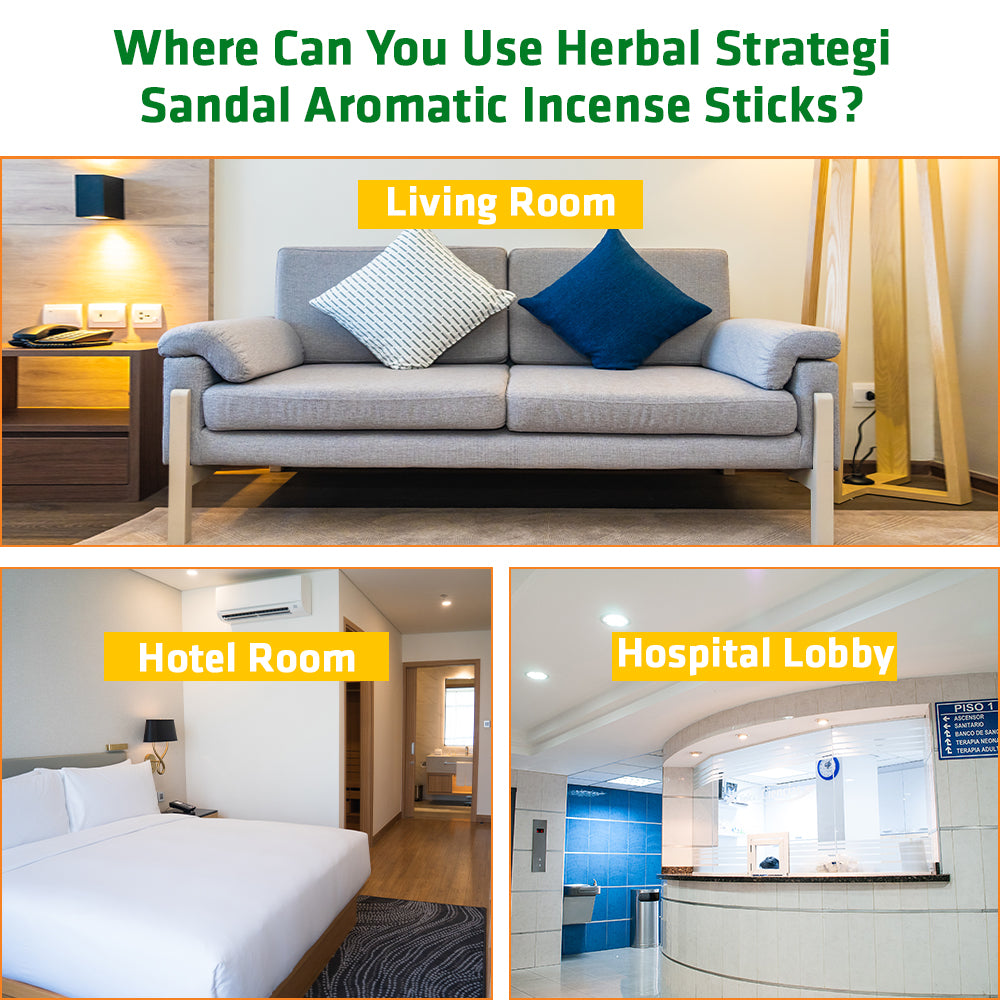 Herbal Aromatic Vetiver Incense Sticks | 20 Sticks Per Pack