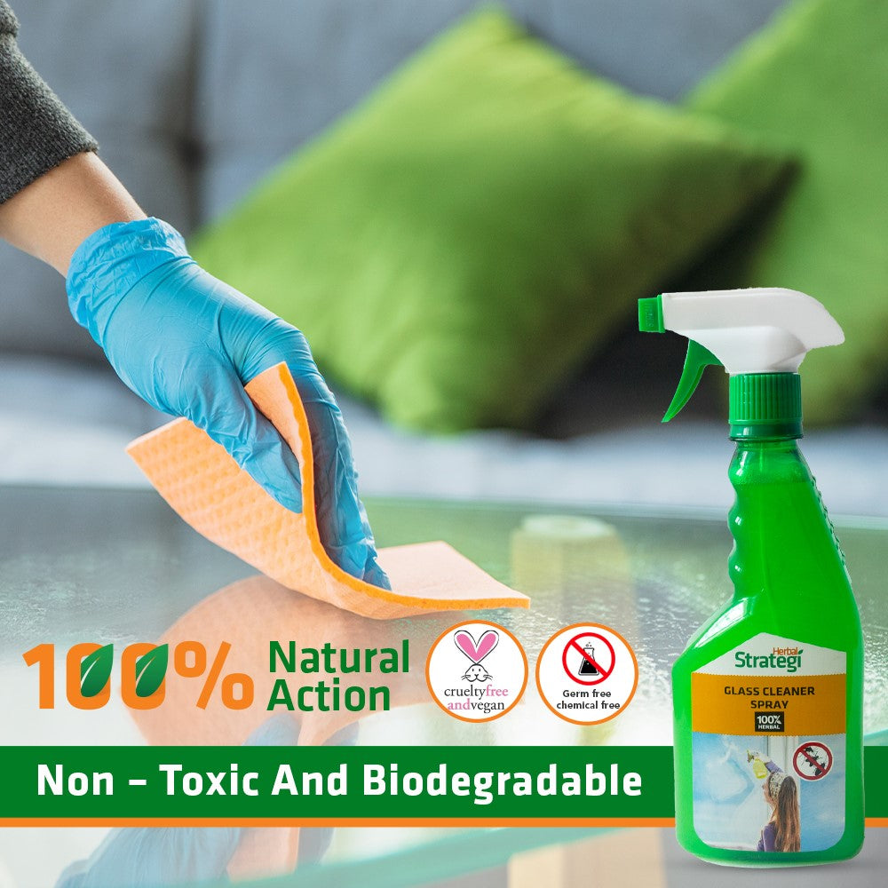 Herbal Glass cleaner, Disinfectant & Insect Repellent - Herbal Strategi