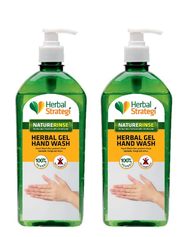 Herbal Gel Hand Wash (Pack of 2 x 500 ml)