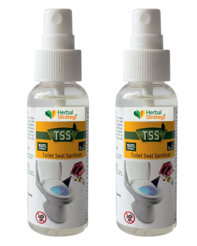 Herbal Toilet Seat Sanitiser (Pack of 2 x 50 ml)