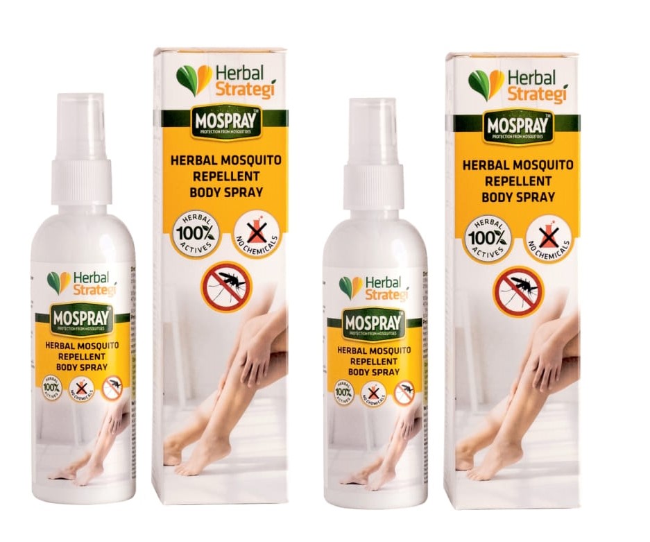 Herbal Mosquito Repellent Body Spray (Pack of 2 x 100ml)