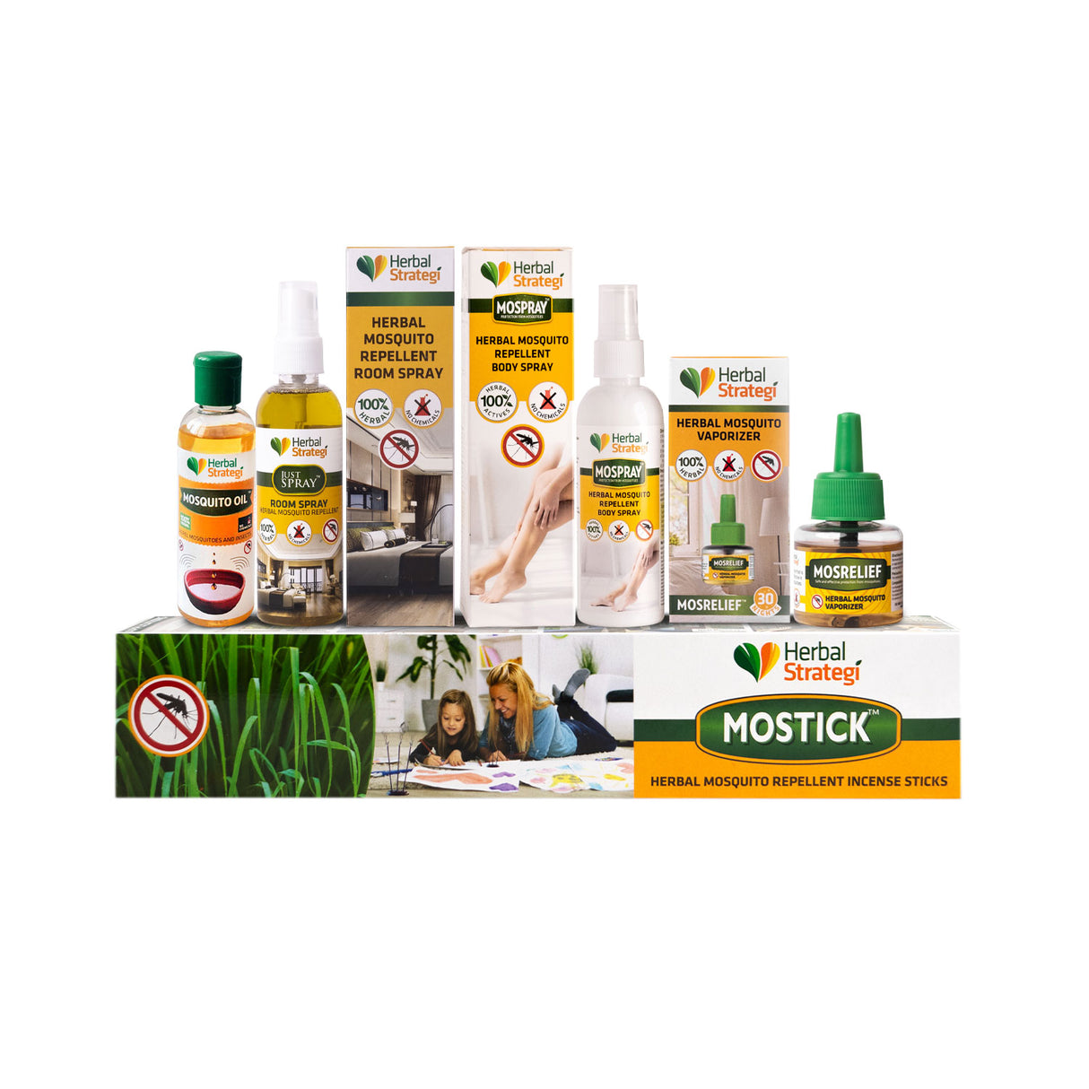 Herbal  Mosquito Repellents (Pack of 5)