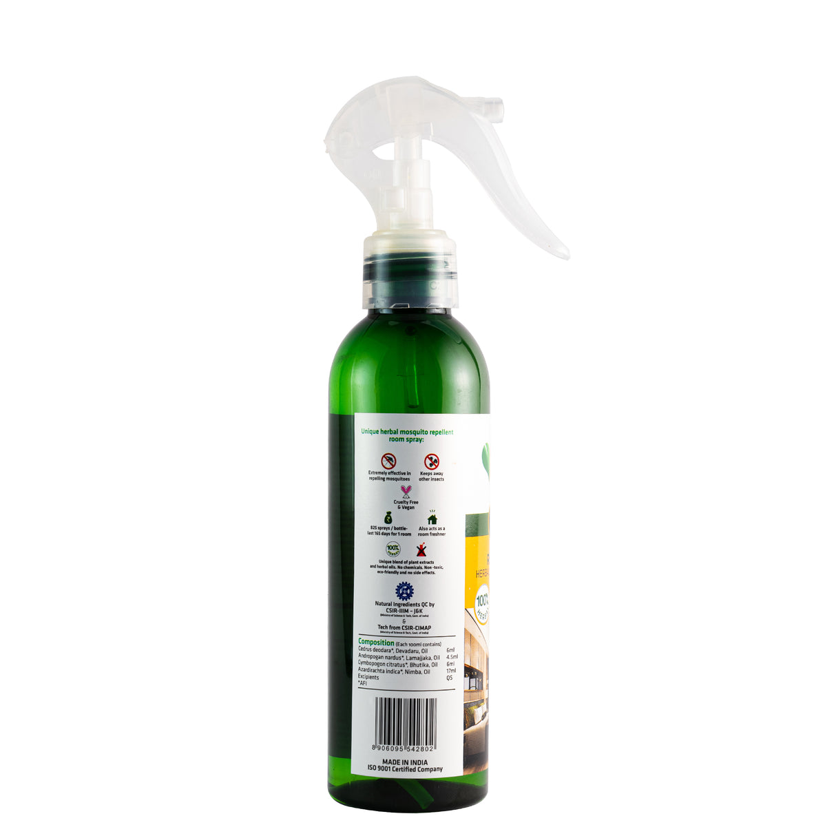 Herbal Mosquito Repellent Room Spray | Non - toxic | plant-based | 100% Herbal