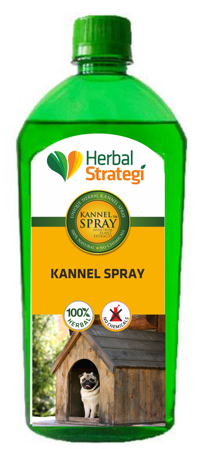 Herbal Ticks, Fleas, Lice, and Mites Spray for Kennel | Product Size: 100 ml, 500 ml
