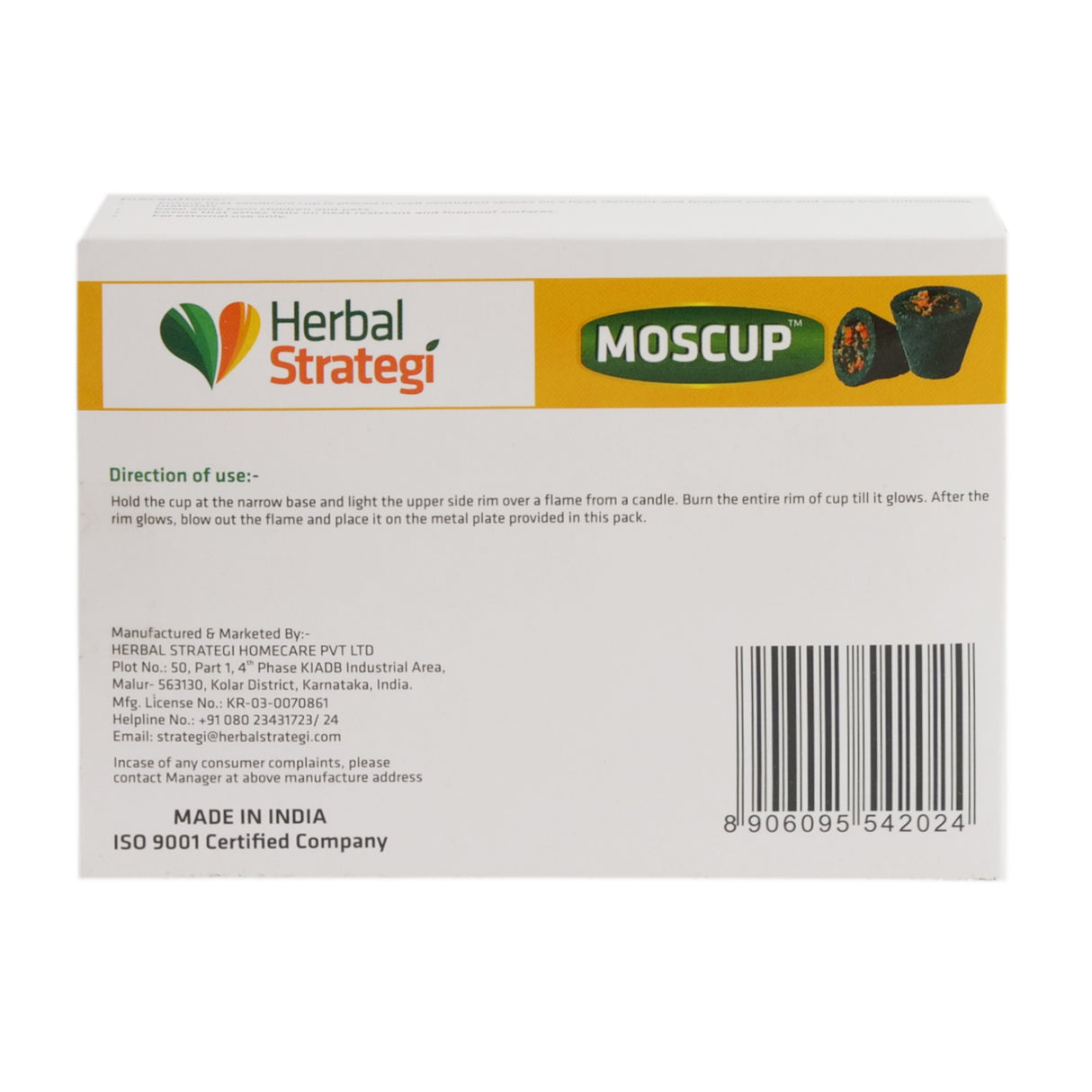 MOSCUP - Herbal Sambrani Cups | Pack of 6 Cups