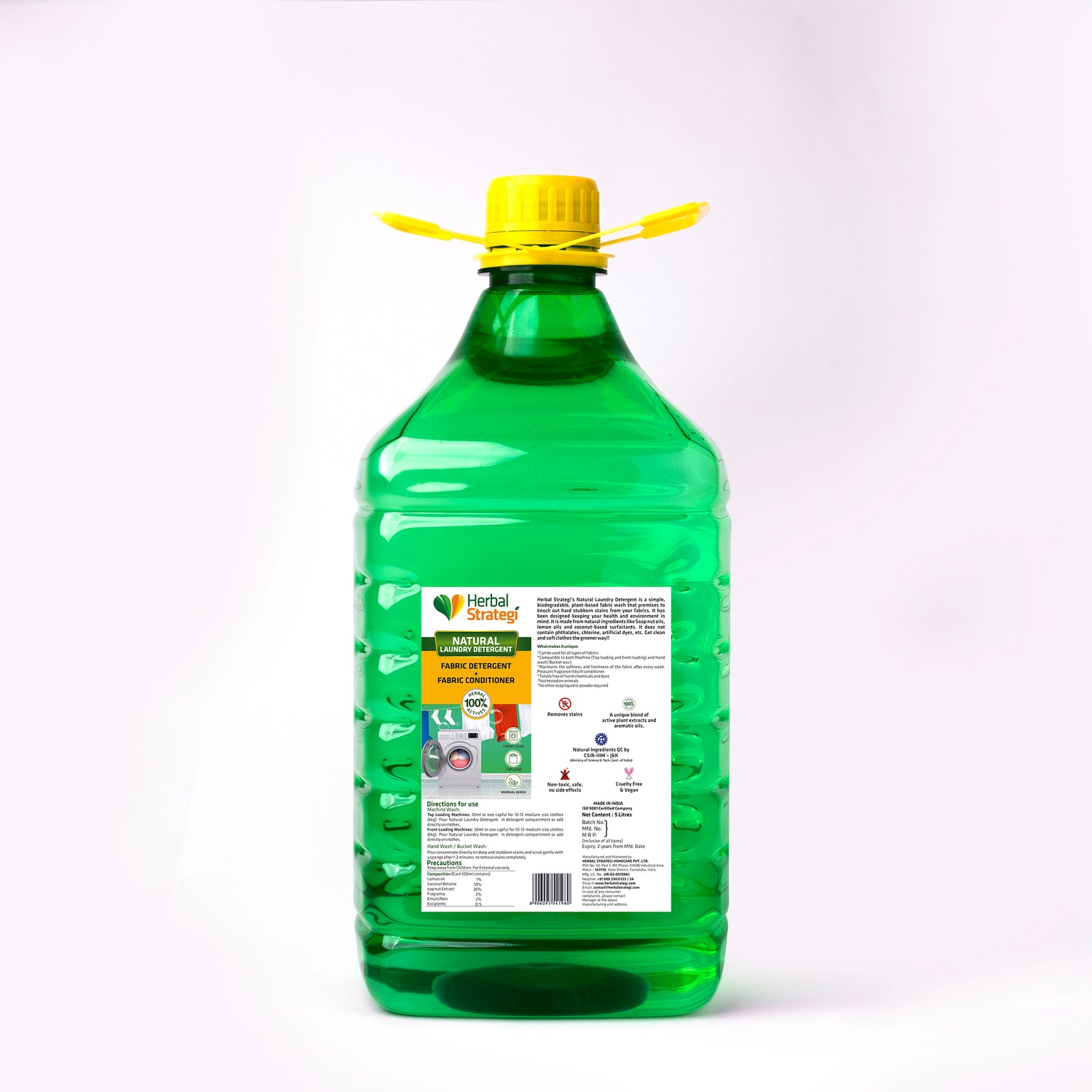 Natural Liquid Detergent | Intense Clean Fabric Liquid Detergent