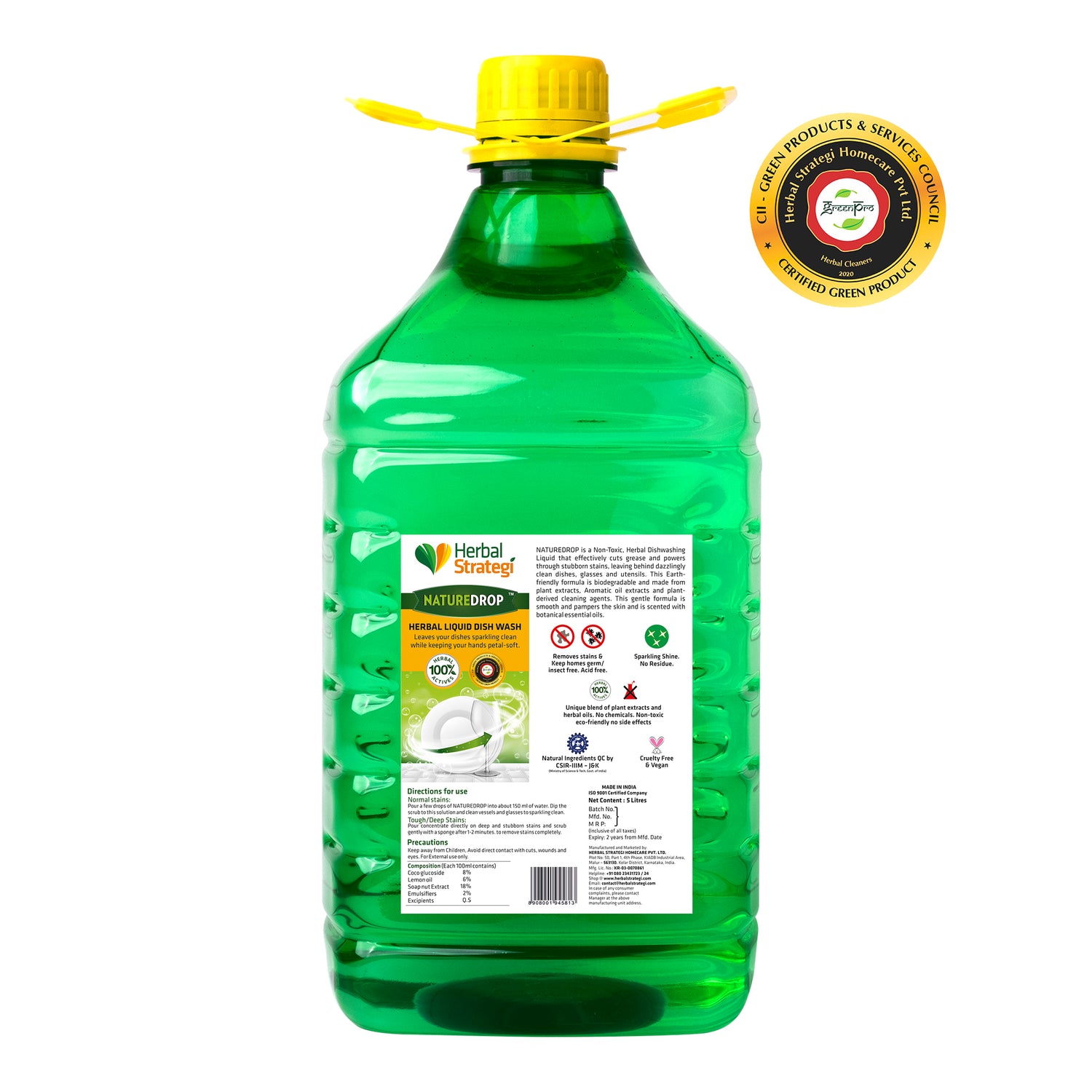 Natural Dishwashing Liquid | Non-toxic & Chemical Free Dishwash liquid