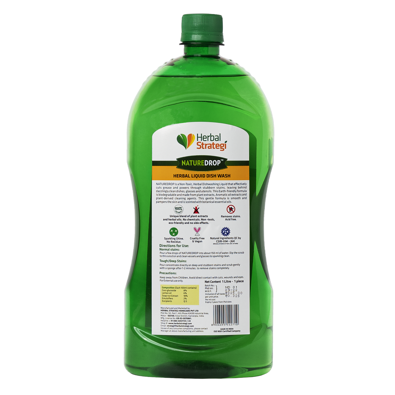 Natural Dishwashing Liquid | Non-toxic & Chemical Free Dishwash liquid