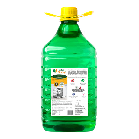 Herbal Dishwasher Machine Liquid Detergent | Product Size: 500 ml, 5 ltrs