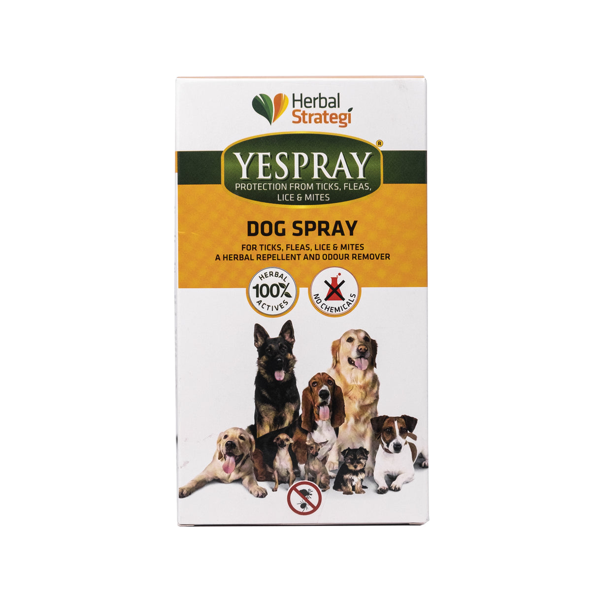 Herbal Ticks, Fleas, Lice and Mites Spray for Dogs | Product Size: 100 ml, 200 ml, 500 ml