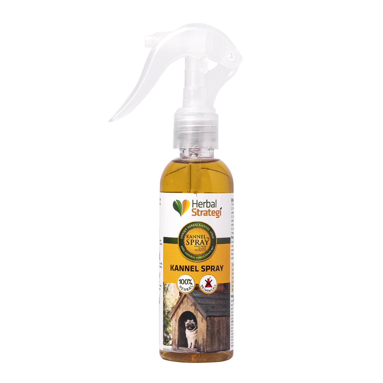 Herbal Ticks, Fleas, Lice, and Mites Spray for Kennel | Product Size: 100 ml, 500 ml
