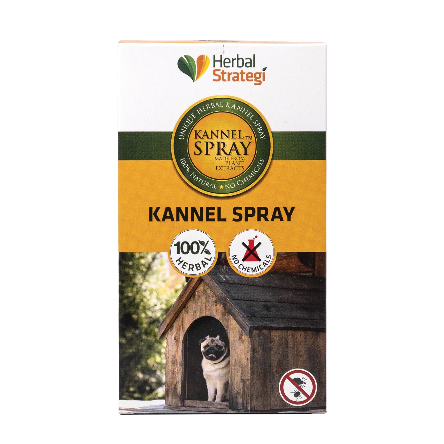 Herbal Ticks, Fleas, Lice, and Mites Spray for Kennel | Product Size: 100 ml, 500 ml