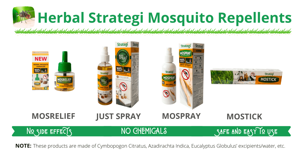 Herbal Mosquito Repellents Vs Chemical Mosquito Repellents