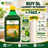 Buy 5L Laundry Detergent & Get Bamboo Kitchen Towels FREE