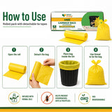 Shuu Garbage Bag | Helps Prevent Cockroach and Insects | Medium 19 x 21 Inches