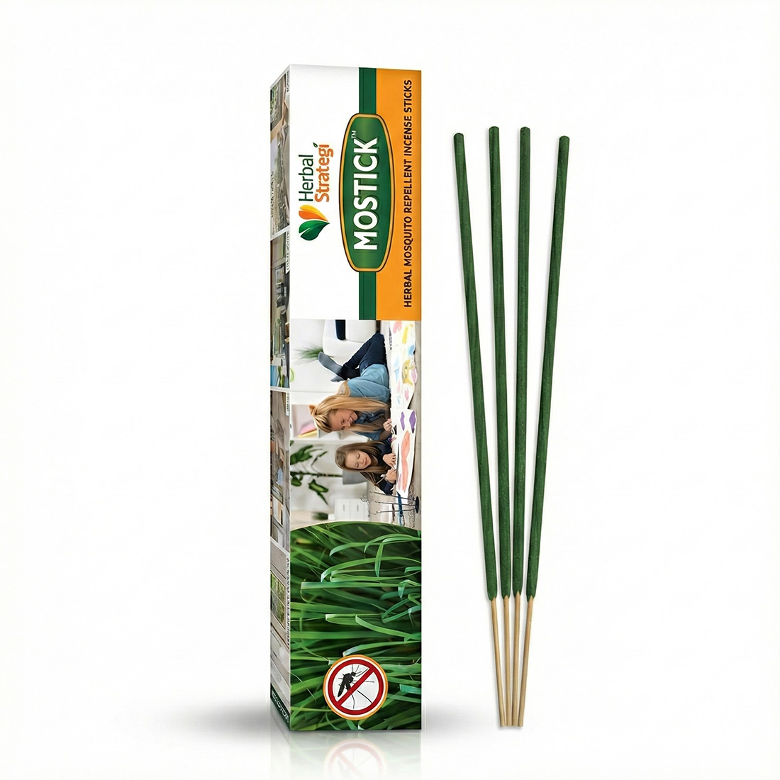 Herbal Mosquito Repellent Agarbatti/Incense Sticks | Product Size: 40 Sticks, 120 Sticks