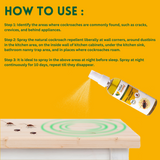 Herbal Cockroach Repellent Spray | Non - toxic | plant-based | 100% Herbal