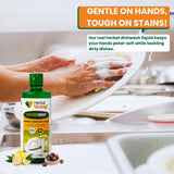 NatureDrop Dishwash Liquid – Khanewala Clean | Powered by Herbal Actives (Pack of 2 x 500 ml)