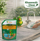 NatureDrop Herbal Liquid Dish Wash Duo – 500 ml Bottle + 1.8 L Refill Pouch