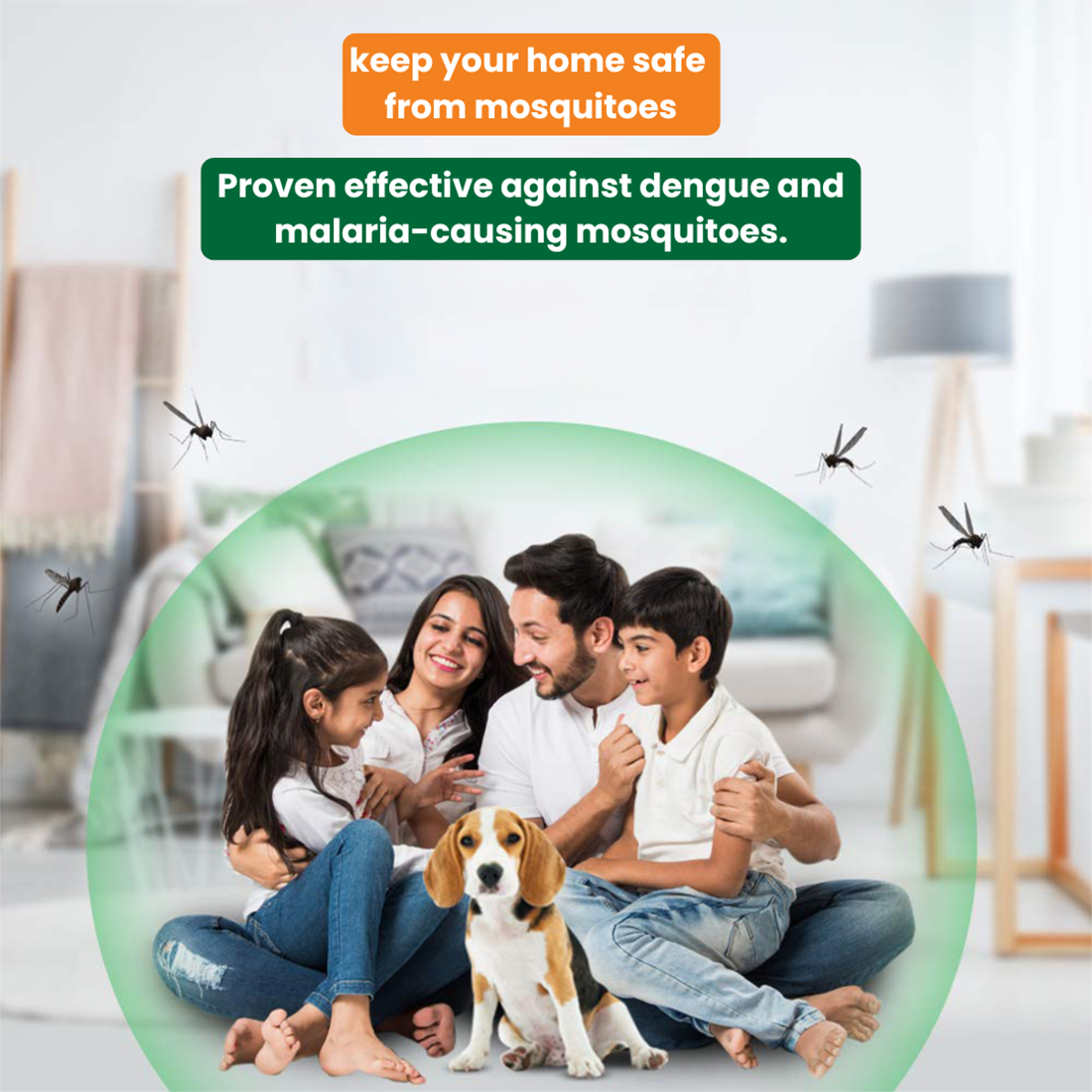 Herbal Mosquito Repellent Room Spray | Non - toxic | plant-based | 100% Herbal