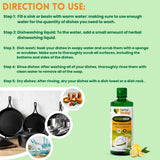 NatureDrop Dishwash Liquid – Khanewala Clean | Powered by Herbal Actives (Pack of 2 x 500 ml)