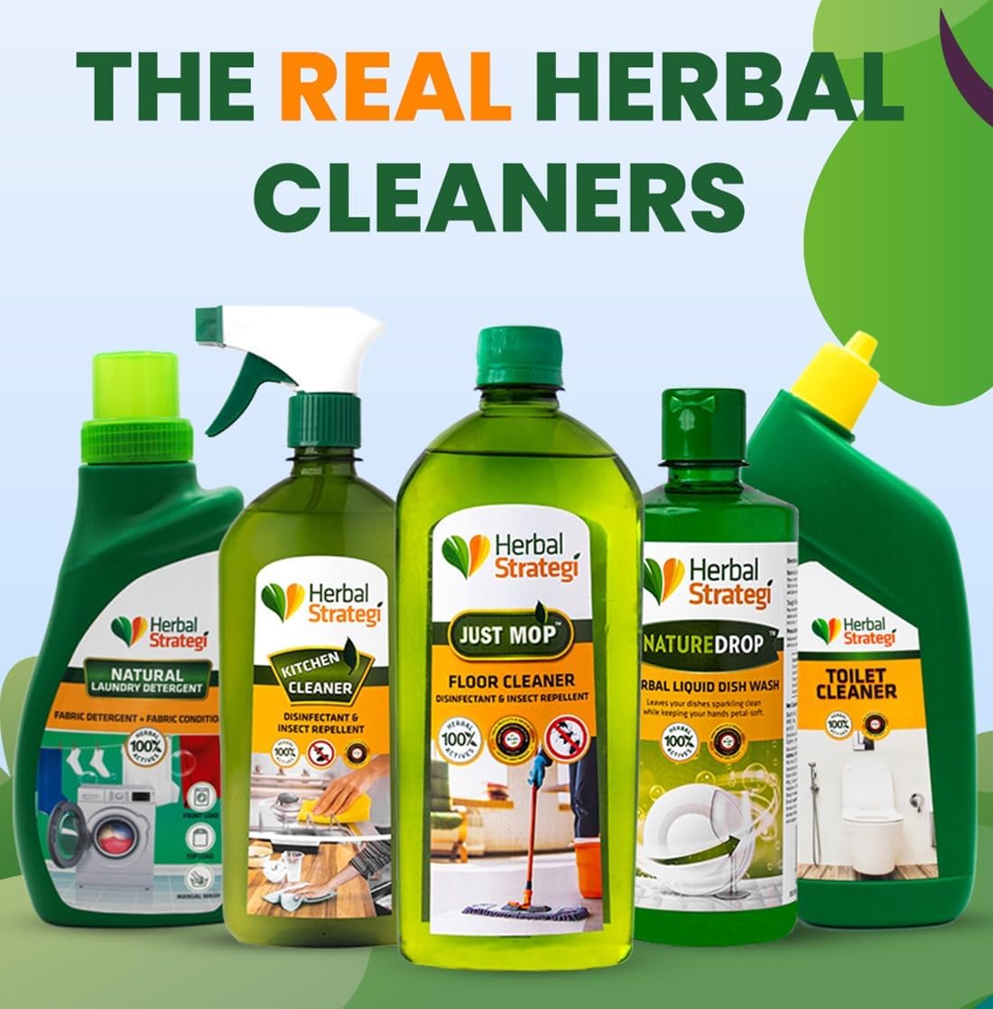 NatureDrop Dishwash Liquid – Khanewala Clean | Powered by Herbal Actives (Pack of 2 x 500 ml)