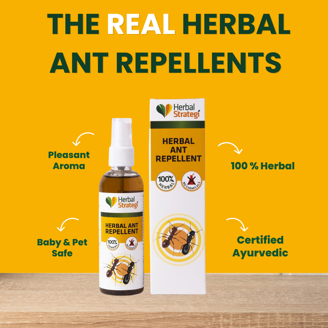 Herbal Ant Repellent Spray | Non - toxic | plant-based | 100% Herbal