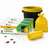 Shuu Garbage Bags (Pack of 3) | Helps Prevent Cockroaches & Insects | Medium 19 x 21 Inches